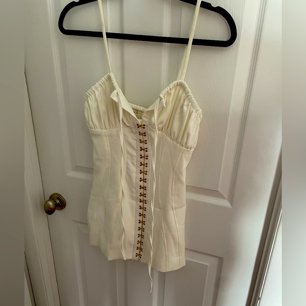 Bondycon meshki corset “lace-up” dress- never worn, no tags